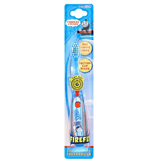 Thomas & Friends - Lokomotiva Tomáš Soft flashing toothbrush for children with a 1 minute timer