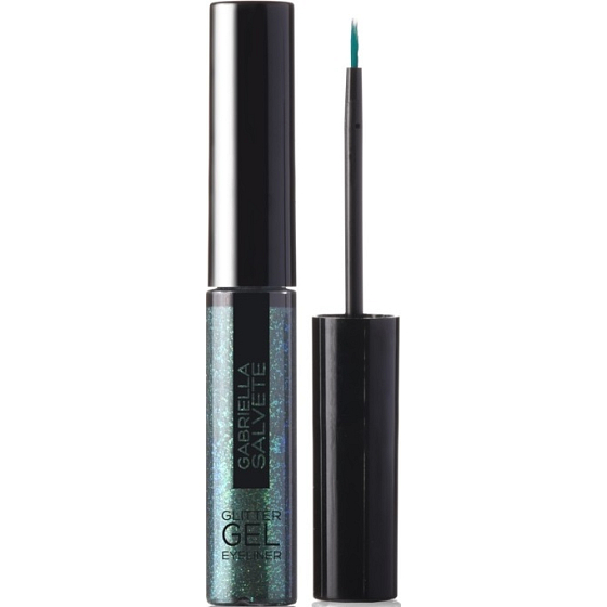 Gabriella Salvete Eyeliner Glitter Gel Eyeliner 01 Green 4 ml
