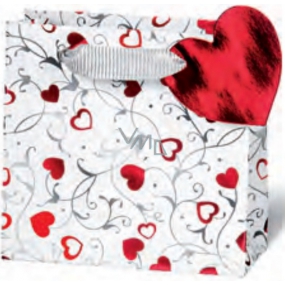 BSB Luxury gift paper bag 36 x 26 x 14 cm Heart LDT 362-A4