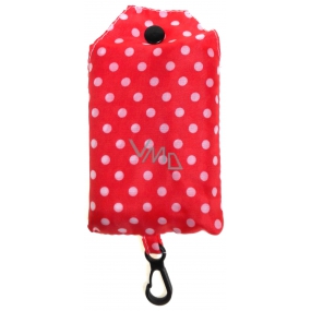 Albi Handbag bag Red with polka dots 42 × 36 cm
