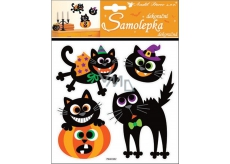 Room Decor Halloween stickers cats 23 x 18 cm