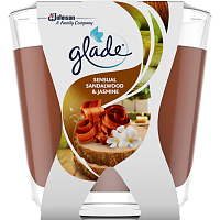 Glade scented candle Decor Sensual Sandalwood & Jasmine, 70 g