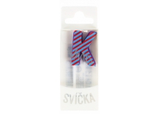 Albi Single cake candle - Letter K, 2.5 cm