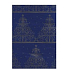 Ditipo Gift wrapping paper 70 x 200 cm Christmas Luxury - dark blue gold ornaments
