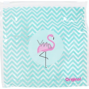 Albi Original Travel Bottle Set 3 x 80 ml + 2 Containers + Flamingo Case - 15 cm x 15 cm x 4.5 cm