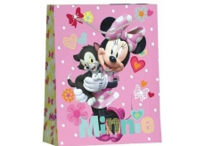 BSB Gift paper bag for kids big Disney Minnie with cat 32,4 x 26 x 12 cm DT L