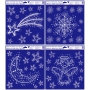 Window foil without glue 30 x 33.5 cm Moon