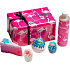 Bomb Cosmetics Flamingo - Lets Flamingle ballistic 160 g + block 2 x 50 g + shower gel 300 ml + soap 100 g, cosmetic set
