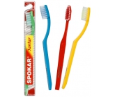 Spokar 3413 Amber Medium Toothbrush Straight Cut, Tapered Head