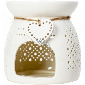 Heart & Home Aromalampa small white 9.5 cm