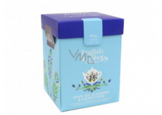 English Tea Shop Bio White tea Blueberry and Elderflower loose 80 g + wooden measuring cup with buckle