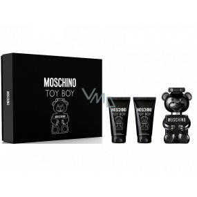 Moschino Toy Boy eau de parfum for men 50 ml + after shave balm 50 ml + shower gel 50 ml, gift set for men