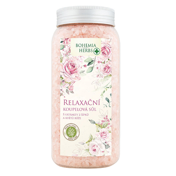 Bohemia Gifts Rosehip and rose relaxing bath salt 900 g