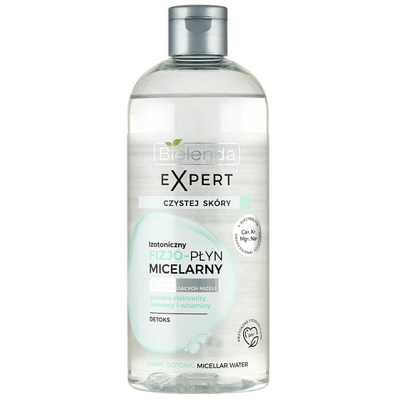Bielenda Clean Skin Expert detoxifying micellar water for normal skin 400 ml