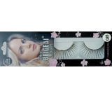 EyelaShes Artificial eyelashes with glue 020 Black 1 pair