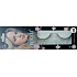 EyelaShes Artificial eyelashes with glue 020 Black 1 pair