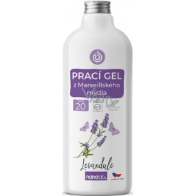Nanolab Lavender laundry gel from Marseille soap for sensitive skin 20 doses 1 l