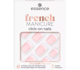 Essence French Click & Go artificial nails 01 Classic French 12 pieces