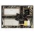 Baylis & Harding Tangerine and Grapefruit body wash 100 ml + body and hand lotion 100 ml + bath crystals 75 g + bathrobe, cosmetic set for women