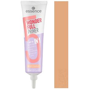 Essence Primer 5v1 Wonder Full Foundation Primer 10 Light - Medium 30 ml