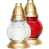 HABAčeK small cemetery candle in glass, 1 pc