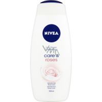 Nivea Care & Roses shower gel, 500 ml