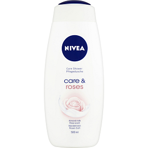 Nivea Care & Roses shower gel, 500 ml