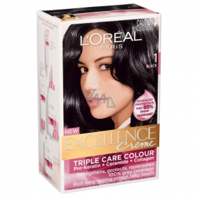 Loreal Excellence Creme Hair Color 1 Black