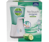 Dettol Cucumber touchless soap dispenser, machine + antibacterial soap refill 250 ml