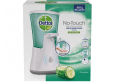 Dettol Cucumber touchless soap dispenser, machine + antibacterial soap refill 250 ml