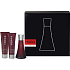 Hugo Boss Deep Red perfumed water for women 50 ml + body lotion 50 ml + shower gel 50 ml, gift set