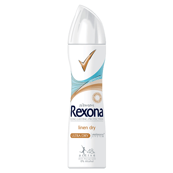 Rexona Dry Linen Dry antiperspirant deodorant spray for women 150 ml