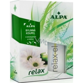 Alpa Herbal bath 250 ml + Relaxel medical device 75 g, cosmetic set