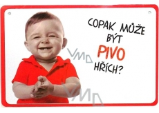Nekupto Humor in the Czech Republic humorous sign 15 x 10 cm 1 piece