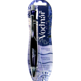 Nekupto Elegant pen with Aquarius sign 1 piece
