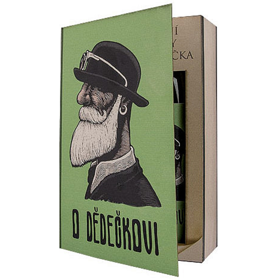 Bohemia Gifts Fairy tale about grandfather shower gel 250 ml + oil bath 200 ml (with pleasant citrus scent), book cosmetic set