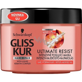 Gliss Kur Ultimate Resist strengthening mask for weak, exhausted hair 200 ml