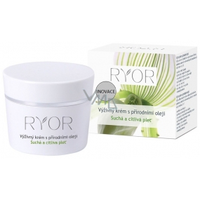 Ryor Natural Oils Nourishing Cream for Dry and Sensitive Skin 50 ml