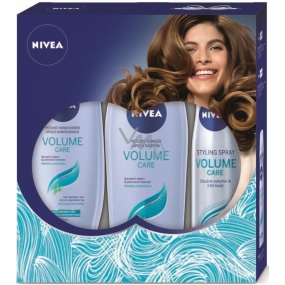 Nivea Volume Care shampoo 250 ml + conditioner 200 ml + Volume Sensation hairspray 250 ml, cosmetic set
