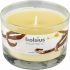 Bolsius Aromatic Vanilla - Vanilla scented candle in glass 90 x 65 mm 247 g burning time approx. 30 hours