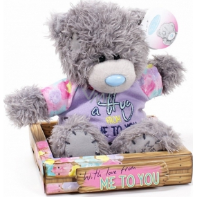 Me to You Teddy bear in a purple T-shirt 14 cm