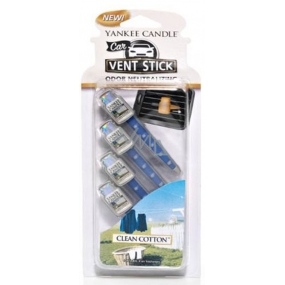 Yankee Candle Clean Cotton - Clean cotton incense pegs for car 29 gx 4 pieces