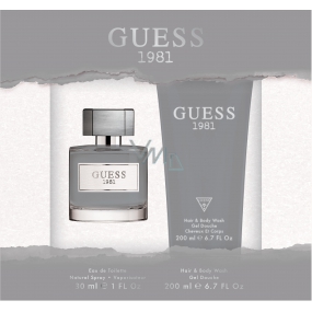 Guess Guess 1981 for Men eau de toilette for men 30 ml + shower gel 200 ml, gift set
