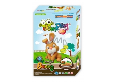 Jumping Clay Savana - Králík samoschnoucí modelovací hmota 51 g + papírová maketa + tvořítko 5+