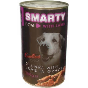 Smarty Chunks Dog with lamb complete dog food 1240 g