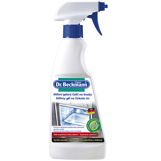 Dr. Beckmann Active Gel Oven Cleaner, Grill Racks and Pans 375 ml Spray