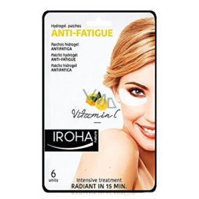 Iroha Anti-Fatigue Hydrogel eye pads for tired skin with vitamin C 6 pieces