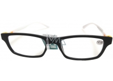 Glasses diop.plast. + 2,5 black white side MC2151