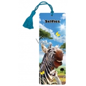 Prime3D bookmark - Zebra 5.7 x 15.3 cm