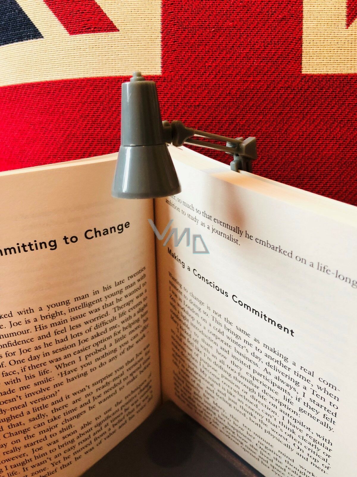 If The Little Book Light Mini lamp retro Gray 118 x 85 x 35 mm VMD